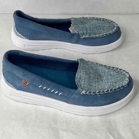 Womens Blue Loafers By Lano Slip-On size 6 new with tags - Picture 4 of 5